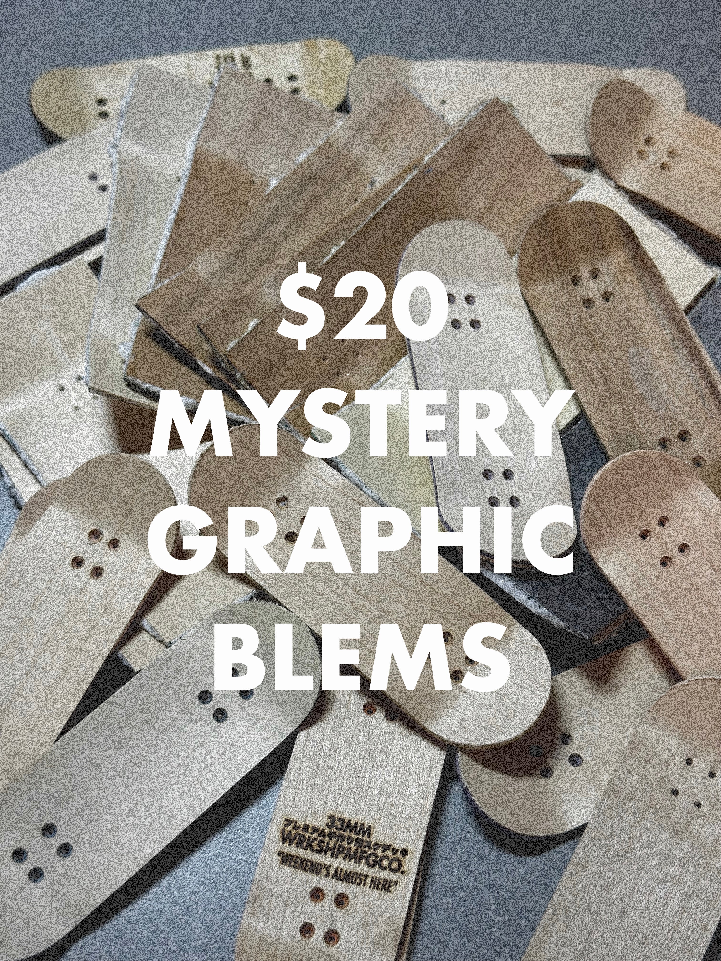 $20 MYSTERY GRAPHIC BLEM